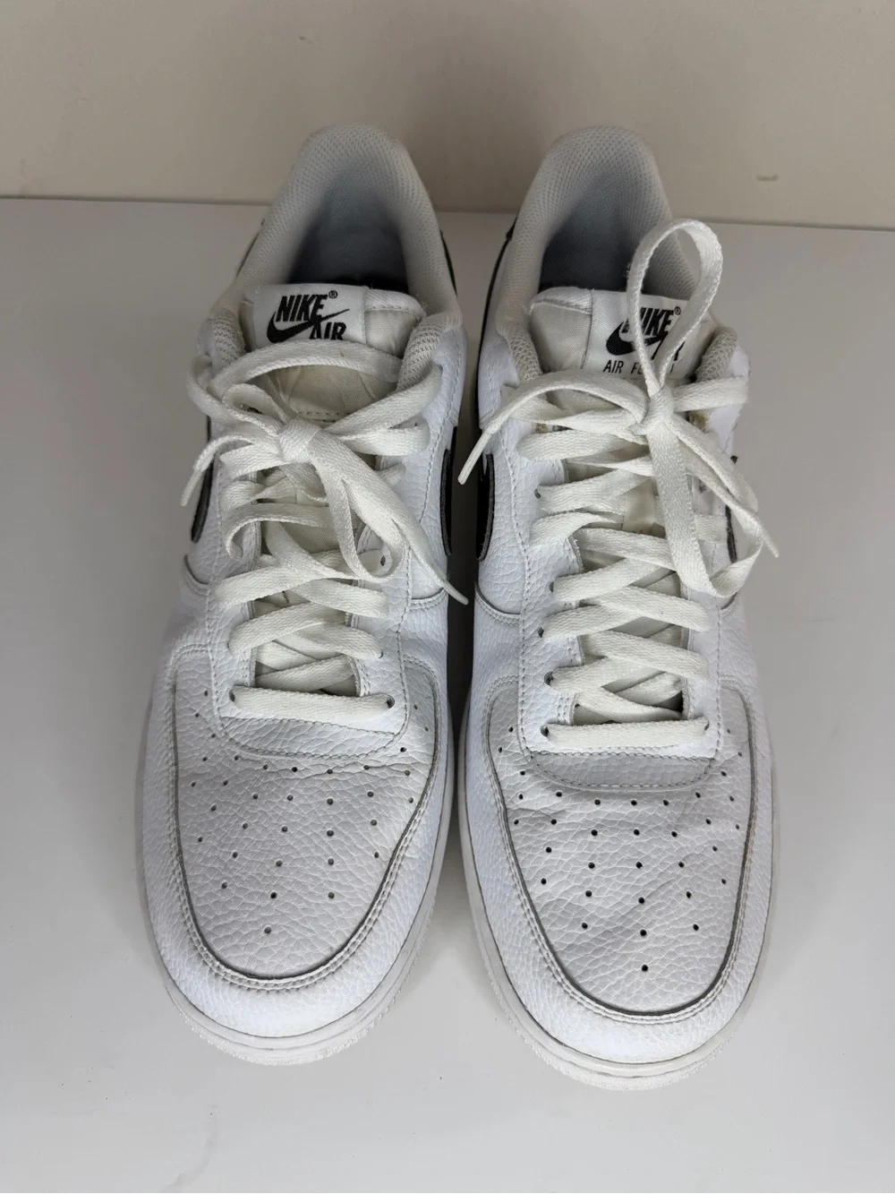 Nike Air Force 1 Low '07 White Black Sneakers CT2302-100 Men’s Size 47.5 US 13